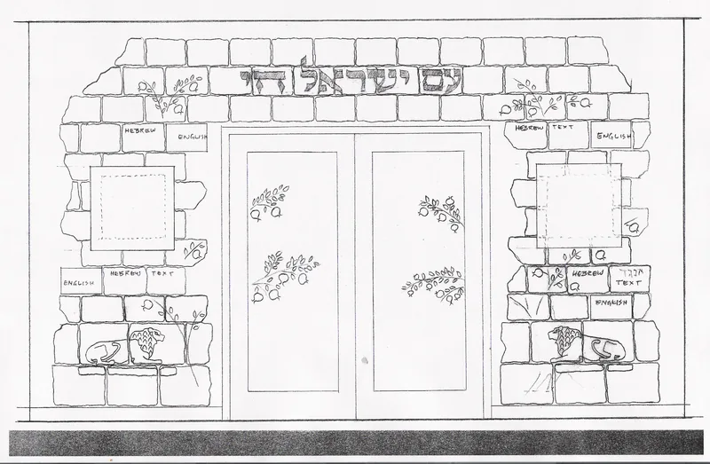 Donor wall drawings, Albany