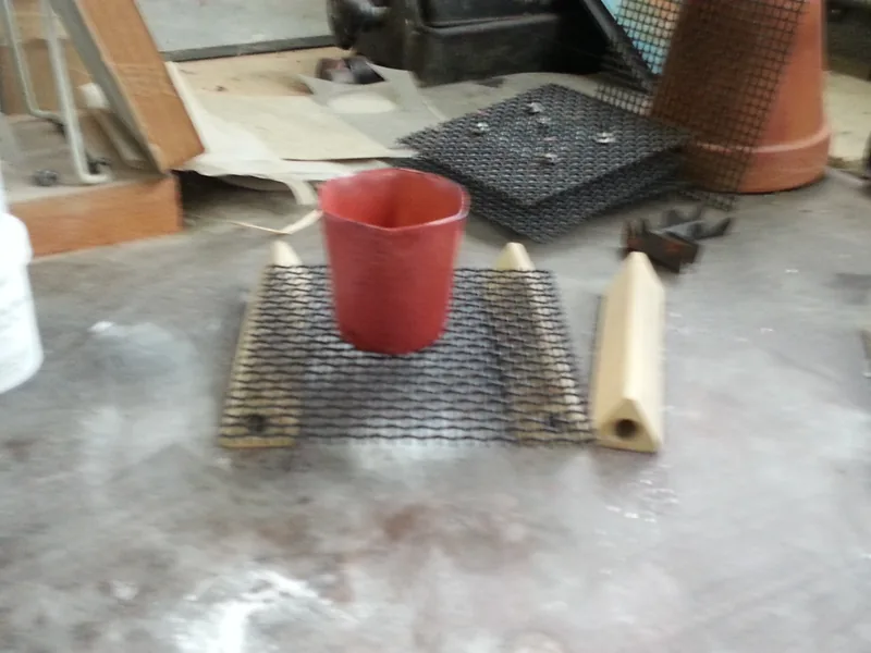 Wedding cup and kiddush cups, Enameled and ready for the kiln