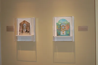 Two of the Divine Doodles at the 2008 exhibition